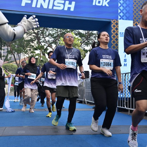 Race photo from KEMLU RUN 2026