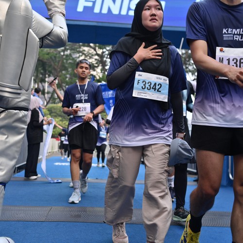Race photo from KEMLU RUN 2026