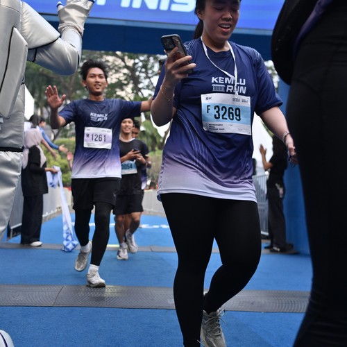 Race photo from KEMLU RUN 2026