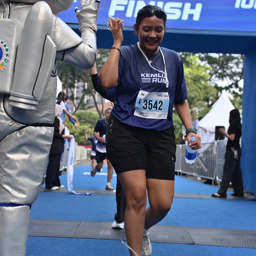 Race photo from KEMLU RUN 2026