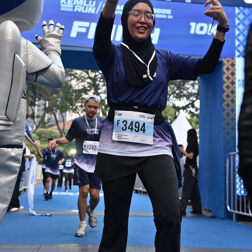 Race photo from KEMLU RUN 2026