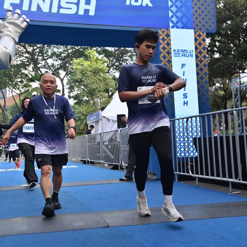 Race photo from KEMLU RUN 2026