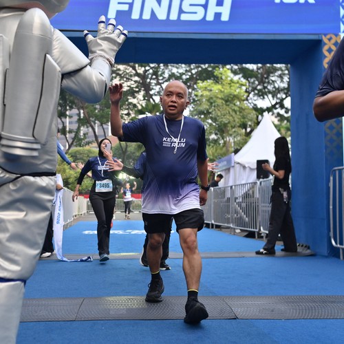 Race photo from KEMLU RUN 2026
