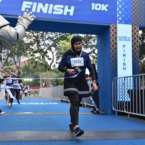 Race photo from KEMLU RUN 2026