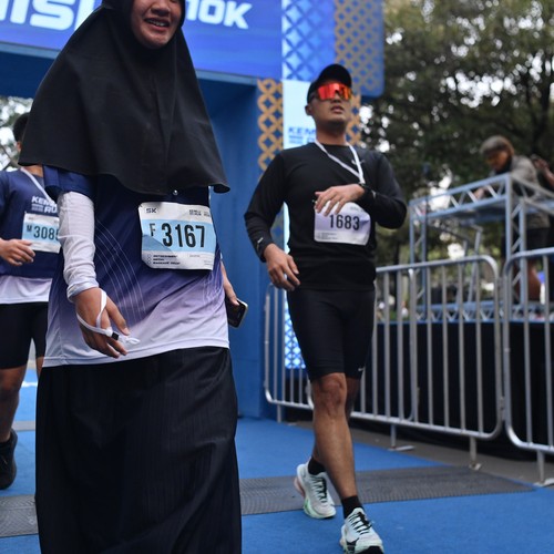 Race photo from KEMLU RUN 2026