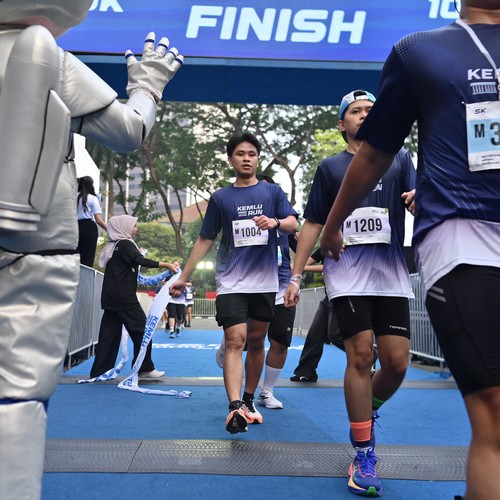Race photo from KEMLU RUN 2026