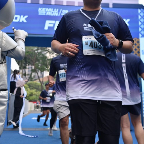 Race photo from KEMLU RUN 2026