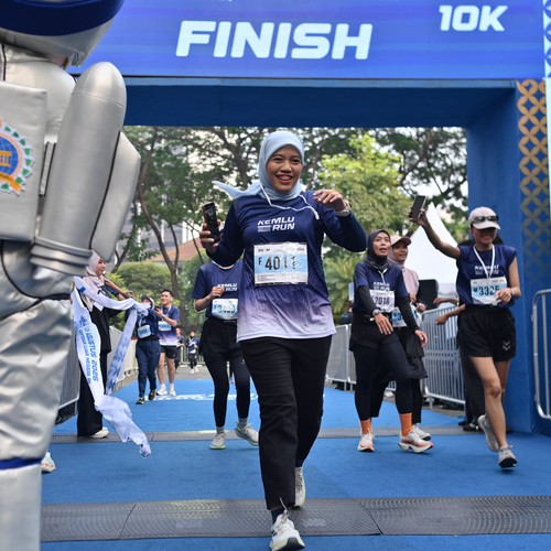Race photo from KEMLU RUN 2026