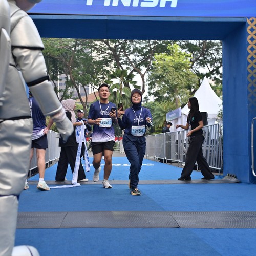 Race photo from KEMLU RUN 2026