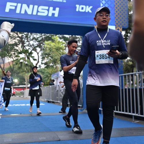 Race photo from KEMLU RUN 2026