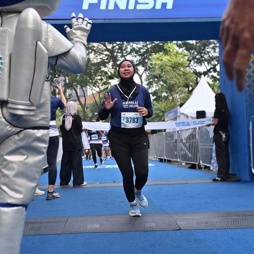 Race photo from KEMLU RUN 2026
