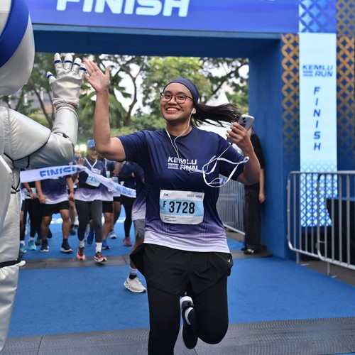 Race photo from KEMLU RUN 2026