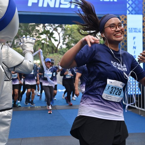 Race photo from KEMLU RUN 2026