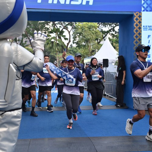 Race photo from KEMLU RUN 2026