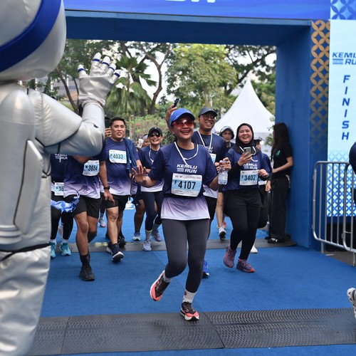 Race photo from KEMLU RUN 2026