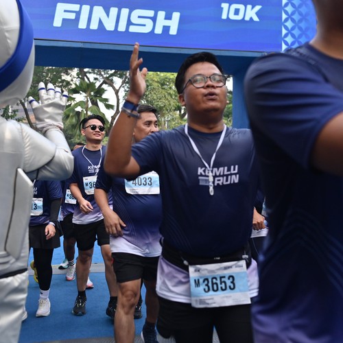 Race photo from KEMLU RUN 2026