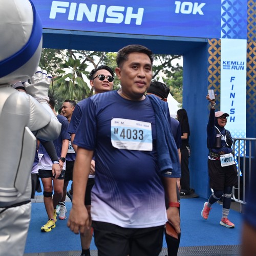 Race photo from KEMLU RUN 2026