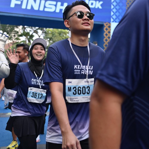 Race photo from KEMLU RUN 2026