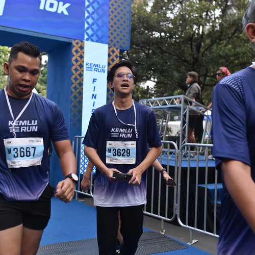 Race photo from KEMLU RUN 2026