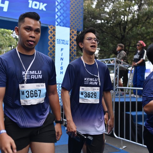 Race photo from KEMLU RUN 2026