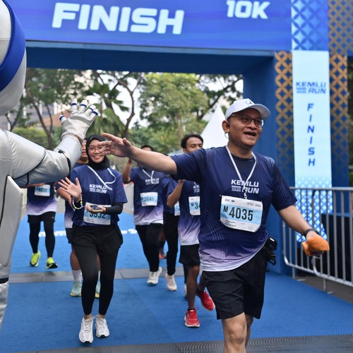 Race photo from KEMLU RUN 2026
