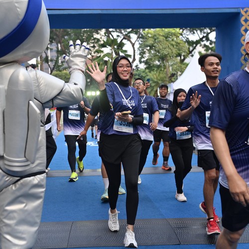 Race photo from KEMLU RUN 2026