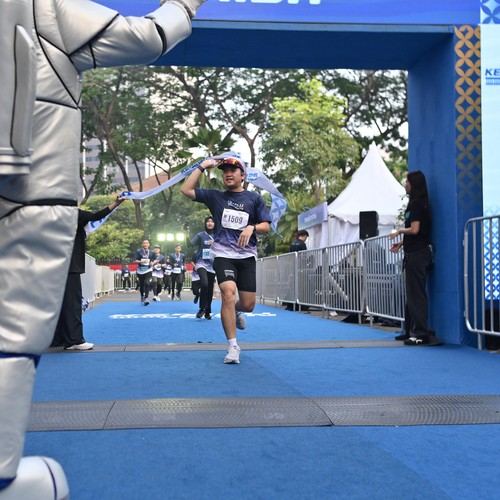 Race photo from KEMLU RUN 2026