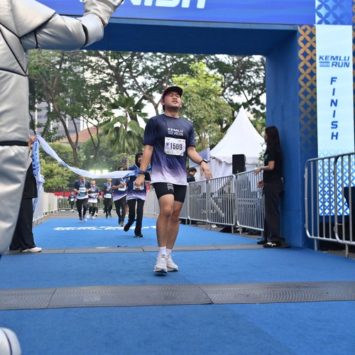 Race photo from KEMLU RUN 2026