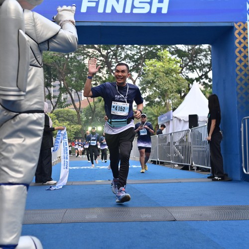 Race photo from KEMLU RUN 2026