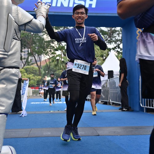 Race photo from KEMLU RUN 2026
