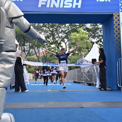 Race photo from KEMLU RUN 2026