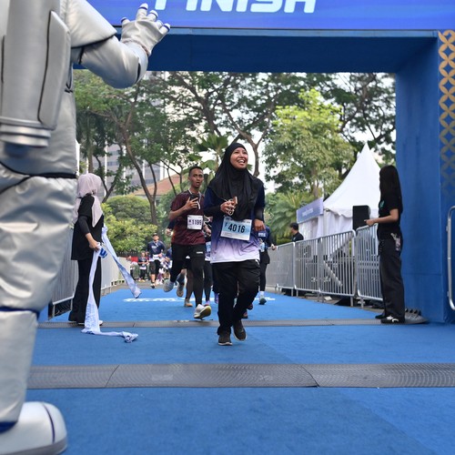Race photo from KEMLU RUN 2026