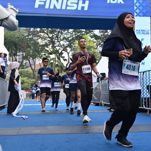 Race photo from KEMLU RUN 2026