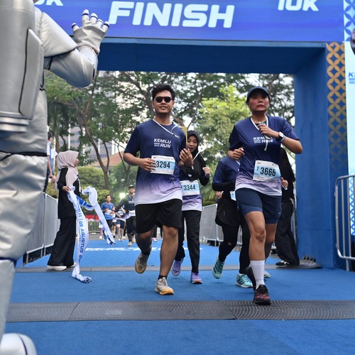 Race photo from KEMLU RUN 2026