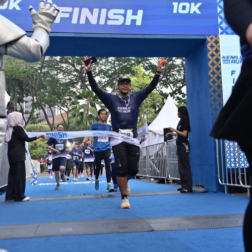 Race photo from KEMLU RUN 2026