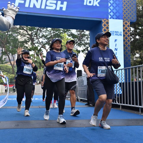 Race photo from KEMLU RUN 2026