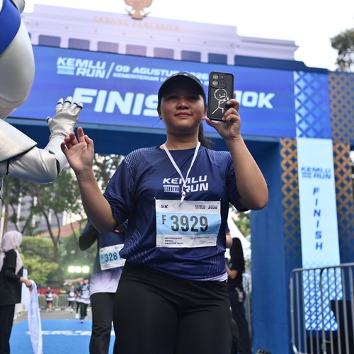 Race photo from KEMLU RUN 2026