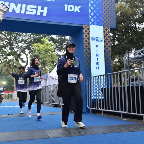 Race photo from KEMLU RUN 2026