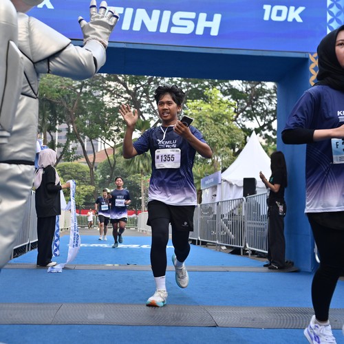 Race photo from KEMLU RUN 2026