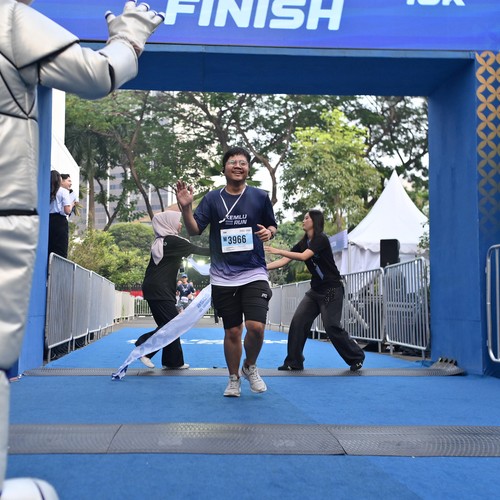 Race photo from KEMLU RUN 2026