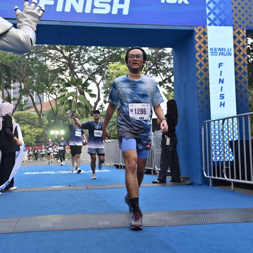 Race photo from KEMLU RUN 2026