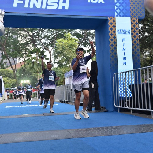 Race photo from KEMLU RUN 2026