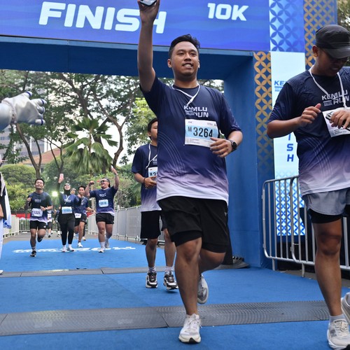 Race photo from KEMLU RUN 2026
