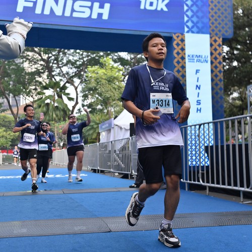 Race photo from KEMLU RUN 2026