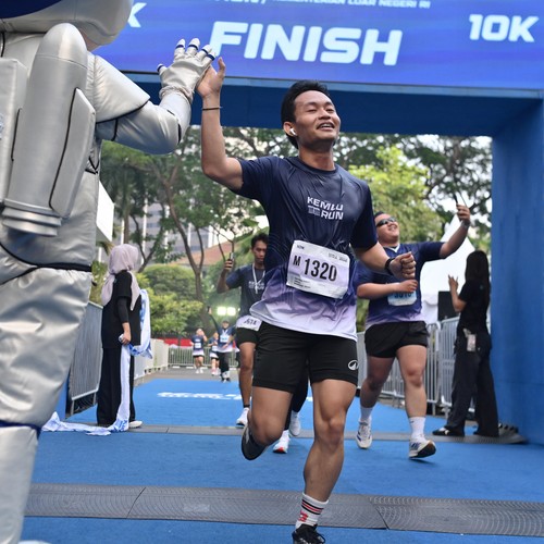 Race photo from KEMLU RUN 2026