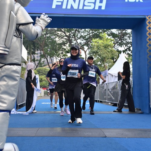 Race photo from KEMLU RUN 2026