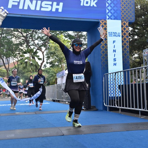 Race photo from KEMLU RUN 2026