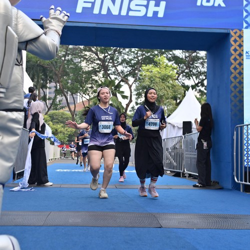 Race photo from KEMLU RUN 2026