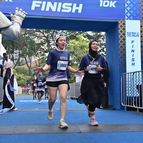 Race photo from KEMLU RUN 2026