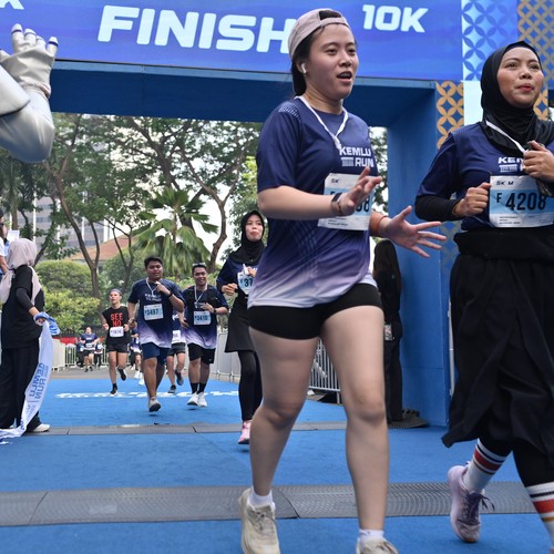 Race photo from KEMLU RUN 2026
